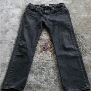 Levi’s 501 button-down black jeans